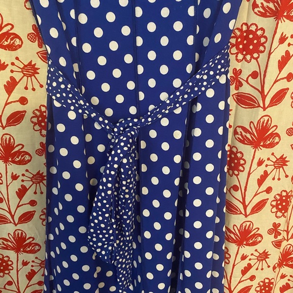 Flowy polka dot summer dress - Picture 3 of 6